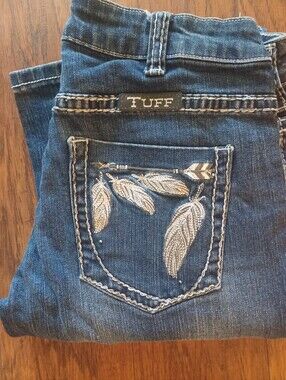 🤍🪶🩶COWGIRL TUFF FLY ll BOOTCUT JEANS 27x37